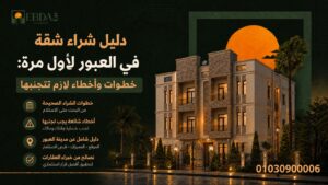دليل شراء شقة في العبور لأول مرة - خطوات وأخطاء يجب تجنبها - شركة عودة للتطوير العقاري