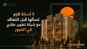 > *أهم 5 أسئلة يجب طرحها قبل التعاقد مع شركة تطوير عقاري في العبور - إبداع وعوده للتطوير العقاري*